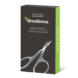Ножницы BrowXenna 9,5 см (серебро)