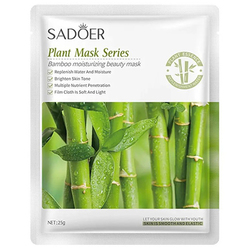 Увлажняющая тканевая маска для лица Plant Mask SADOER Bamboo Beauty Moisturizing Mask