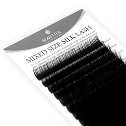 Черные ресницы Beautier Silk (МИКС, 16 линий)