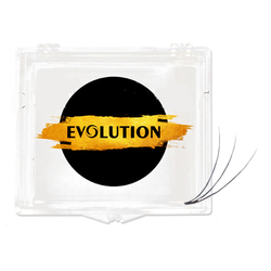 Черные ресницы Evolution Volume Fans (готовые пучки)