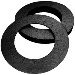 Кольцо защитное бумажное на воскоплав (черное)
