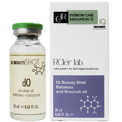 Комплексный уход за поврежденными бровями RClér Lab IQ Treatment Babassu and Broccoli oil 20 мл