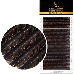 Темно-коричневые ресницы Ideal Lashes Classic Line (МИКС, 16 линий)