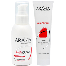 Крем против вросших волос с АНА кислотами ARAVIA Professional