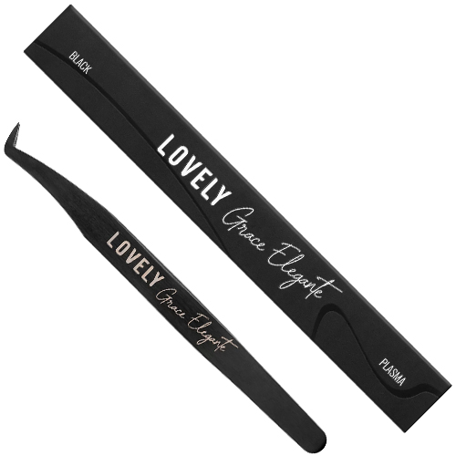 Пинцет для наращивания ресниц Lovely NanoFiber Grace Elegante