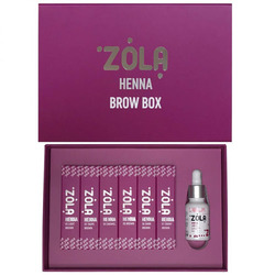 Набор хны для бровей Henna Brow Box ZOLA (по 10 г)