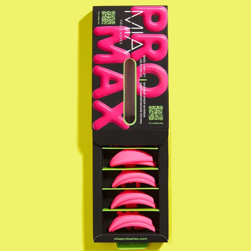 Набор валиков для ламинирования ресниц MIA PRO LASHES pro max (ярко-розовые, 5 пар XS/S/M/L/XL)