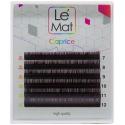 Коричневые ресницы Le Maitre "Caprice" Dark chocolate (МИКС, 6 линий)