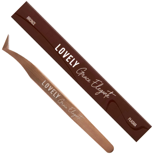 Пинцет для наращивания ресниц Lovely NanoFiber Grace Elegante