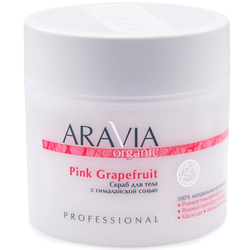 Скраб для тела с гималайской солью ARAVIA Pink Grapefruit 300 мл