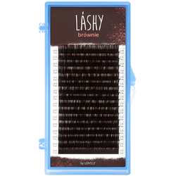 Темно-коричневые ресницы LASHY Brownie (16 линий)
