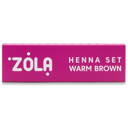 Набор хны для бровей Henna Brow Box ZOLA 2,5 г