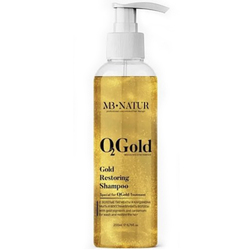 Золотой шампунь премиум класса с кардамоном O2Gold Gold Restoring Shampoo